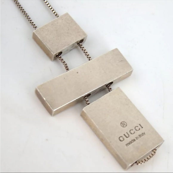 Gucci Silver 925 Cross Necklace - Picture 7 of 12
